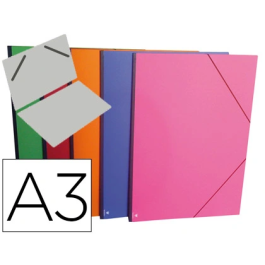 Clairefontaine Carpeta Planos DIN A3 Cartón Gofrado con Gomas Colores Surtidos Precio: 80.50000046. SKU: B19RT95239