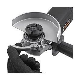 Meister Amoladora Angular 1100W para discos Ø 125mm, 12000 rpm, Mango lateral 3 posiciones, Bloqueo de eje, M14