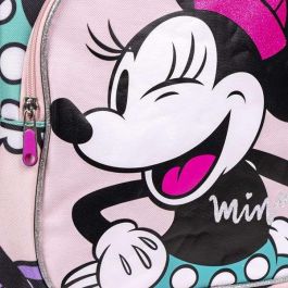 Mochila Escolar Minnie Mouse Rosa 32 x 15 x 42 cm