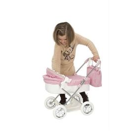 Coche capota reborn de paris 37x56x56 cm c/bolso (altura manillar: 55 cm) Coche capota reborn de paris 37x56x56 cm c/bolso (altura manillar: 55 cm)