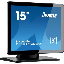 Iiyama Monitor Táctil 15" T1521MSC-B2, 1024x768, 10 Puntos Táctiles, Altavoces, VGA, HDMI, USB, Negro