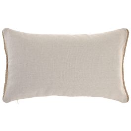 DKD Home Decor Cojín Boho de Algodón y Yute Natural 50 x 30 cm (2 Unidades) Precio: 17.5899999. SKU: B16GEDVLRV