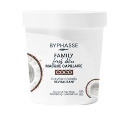 Byphasse Mascarilla Cabello Coloreado FAMILY FRESH DELICE Hidratante Nutritiva Vegana 250 ml Precio: 2.50000036. SKU: S05103619