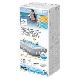 Piscina rectangular prism farme con depuradora y escalera (capacidad 3785 litros) (+ 6 años ) 488x244x107 cm Piscina rectangular prism farme con depuradora y escalera (capacidad 3785 litros) (+ 6 años ) 488x244x107 cm