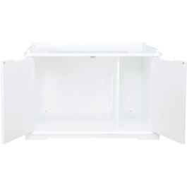 Cabina de inodoro TRIXIE - 75 x 51 x 53 cm - Blanco - Para gatos Cabina de inodoro TRIXIE - 75 x 51 x 53 cm - Blanco - Para gatos