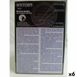Altavoz con Micrófono Karaoke Bontempi 6 Unidades Altavoz con Micrófono Karaoke Bontempi 6 Unidades