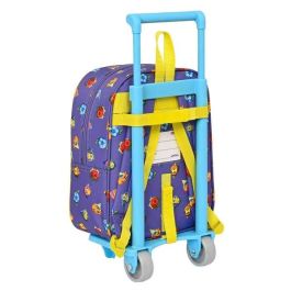 Mochila Escolar con Ruedas SuperThings Guardians of Kazoom Morado Amarillo (22 x 28 x 10 cm) Mochila Escolar con Ruedas SuperThings Guardians of Kazoom Morado Amarillo (22 x 28 x 10 cm)