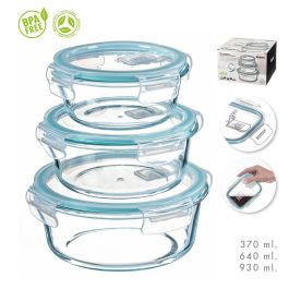 Kozina Set 3 Fiambreras de Borosilicato Redondas 370/640/930 ml Precio: 12.50000059. SKU: B1EDL9MZMA
