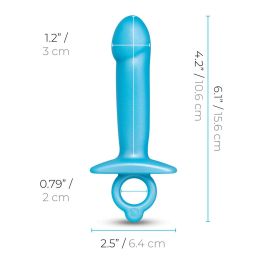 Plug Anal B-Vibe Azul (10,5 cm)