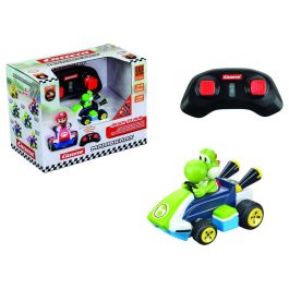 CARRERA RC Coche Radiocontrol Yoshi Mario Kart Escala 1:50 Velocidad 5 km/h +6 años
