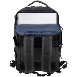 Rivacase Tegel 8465 Mochila casual para portátil 17.3" negra de poliéster ECO-FRIENDLY RPET unisex
