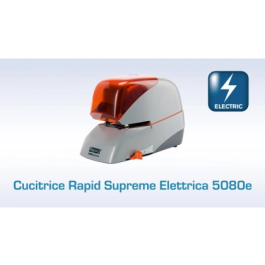 Rapid Grapadora Eléctrica 5080e, Capacidad 80 Hojas, Color Negro, Grapado Sin Contacto