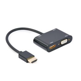 Adaptador HDMI a VGA GEMBIRD A-HDMIM-HDMIFVGAF-01 Negro Precio: 21.6900002. SKU: S5616541