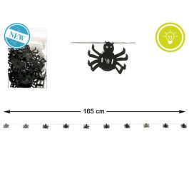 Guirnalda 165 cm con Arañas Negras Iluminadas Halloween Accesorio Precio: 2.78999985. SKU: B12ZXMJ2FE
