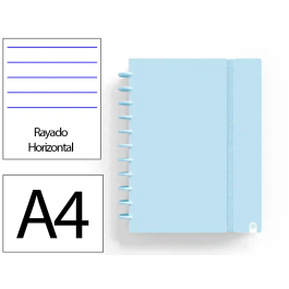 Carchivo Cuaderno Ingeniox A4 Foam 80 Hojas Rayado Horizontal Azul Pastel Precio: 18.513. SKU: B14D6JSTVF