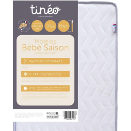 Tineo TIN3275054961158 Colchón de Bebé 60 x 120 cm, 11 cm Grosor para Todas las Estaciones Precio: 85.88999991. SKU: B13R228QAX
