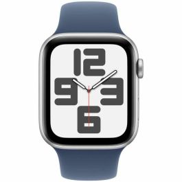 Apple Watch SE GPS 44 mm Caja de aluminio plateada Correa deportiva vaquera S/M
