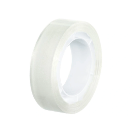 Q-connect Cinta Adhesiva Invisible 7,5 mt x 19 mm con Portarrollo en Blister
