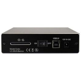 LC-Power LC-35U3-Becrux Carcasa Externa 3.5" SATA a USB 3.0 Aluminio Negro 5 Gbit/s para HDD/SSD