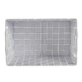 Cesta de Tela Kipit Blanco 30x14x20 cm - Con Asas (18 Unidades) Cesta de Tela Kipit Blanco 30x14x20 cm - Con Asas (18 Unidades)