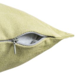 Cojín Verde Claro 85%Algodón-15%Lino 50 X 50 cm