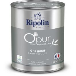 Ripolin 472824 Pintura O'PUR para paredes, carpintería y radiadores - Gris guijarro - Terciopelo satinado - 2 L Precio: 62.50000053. SKU: B14ZZZ785Y