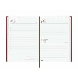 Agenda Finocam DYNAMIC MILANO Y10 Burdeos A5 14 x 20,4 cm 2025