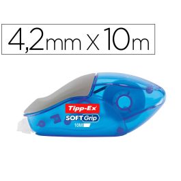 Corrector Tipp-Ex Cinta Soft Grip 4,2 mm X 10 Mt 10 unidades