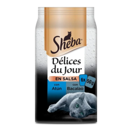 Sheba Delices Du Jour Comida Húmeda para Gatos Sabor Pescados, 12 Latas de 50 g Precio: 27.9974959. SKU: B15XS99DX4