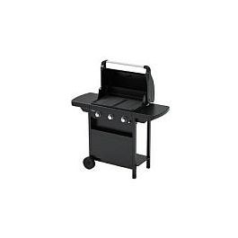 Campingaz Compact 3L Parrilla de Gas 3 Llamas, 7500 W, 2135 cm², 27 kg, Negro