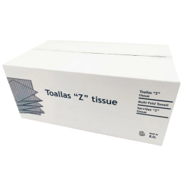 Dahi Toalla Secamanos Papel Z Ecopasta 2 Capas Caja 20 Paquetes 200 Unidades