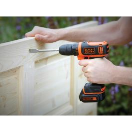 Black & Decker Destornillador Inalámbrico 10.8V, 2 Baterías Litio, Control de Torque 10 Posiciones y Caja