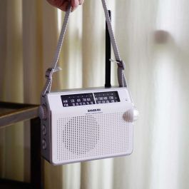 Radio AM/FM Sangean Blanco