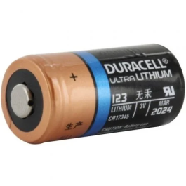 Duracell Pila Litio CR123 3V Ø17 x 34,5 mm Blister 1 Ud