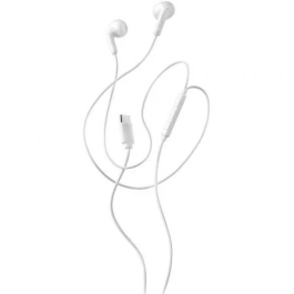 NGS CROSSGLIDEWHITE Auriculares Intrauditivos USB Tipo-C Blancos con Micrófono