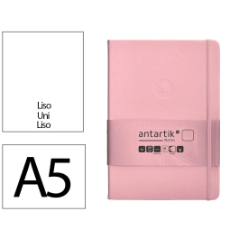 Antartik Cuaderno A5 Tapa Dura Hojas Lisas Rosa Pastel 100 Hojas 80 gr FSC Precio: 5.94999955. SKU: B19YWF8GJC
