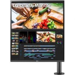 Monitor Profesional LG DualUp Ergo 28MQ780-B 27.6"/ SDQHD/ Multimedia/ Regulable en altura/ Negro Precio: 578.94999954. SKU: S55167082