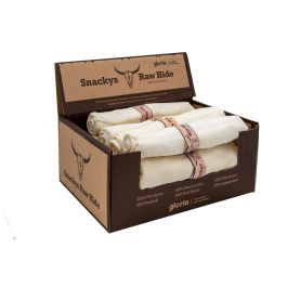 Snackys Masticable para Perro Rollo Piel de Vacuno 20-23 cm, Altamente Digerible, Sin Químicos, 12 Unidades