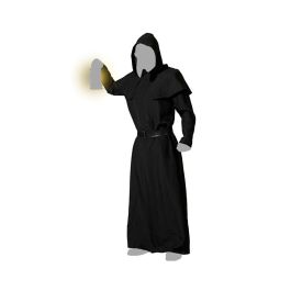 Disfraz Peste Túnica Con Capucha Negro Hombre Adulto XS-S
