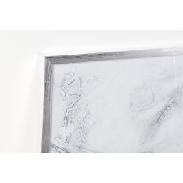 DKD Home Decor Cuadro Abstracto Beige Naranja Gris Plateado Cristal PS 3 x 100 x 70 cm (2 Unidades)