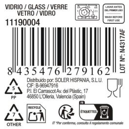 Vaso Lavere 400 cc - La Mediterranea (48 Unidades) Vaso Lavere 400 cc - La Mediterranea (48 Unidades)