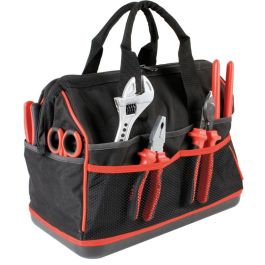 Ratio Bolsa Portaherramientas 41x32x30 cm con 12 Bolsillos, Cremallera Doble y Fondo de PVC Precio: 32.69000009. SKU: B1CYDZXQWF