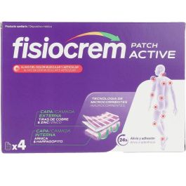 Fisiocrem Parche Active para Salud Articular y Alivio de Dolor Muscular, con Árnica, Harpagofito, Microcorrientes y Efecto 24h, 4 unidades Precio: 14.4999998. SKU: B16CB6SLG6