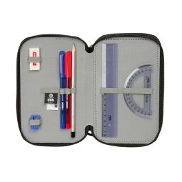 Portatodo Batman Negro 12,5 x 19,5 x 5,5 cm 37 Piezas