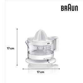 Braun CJ3000 Exprimidor TributeCollection 20W 350ml - Rotación Bidireccional, Control Pulpa Ajustable, Antigoteo, Apto Lavavajillas