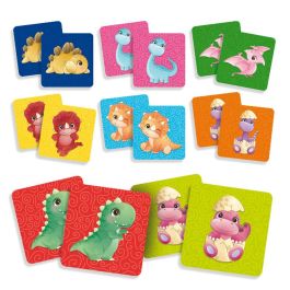 Lisciani Giochi AAABF84610 - Dinoland CAROTINA BABY - Rompecabezas, Memo, Juegos Educativos y de Asociaciones