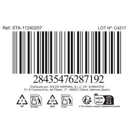 La Mediterranea Plato Postre Ivory 20 cm Ø, Modelo Arosa S. Clara, 24 Unidades (12 Unidades)