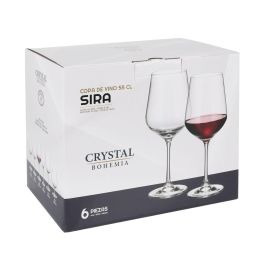 Set de Copas Bohemia Crystal Sira 580 ml 6 Piezas (4 Unidades) Precio: 62.50000053. SKU: B1763ETXRV