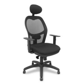 Silla Piqueras Y Crespo Jorquera Brazos Regulables Y Cabecero Fijo Mecanismo Sincro Ruedas Parquet Respaldo De Malla Negra Y Asiento Tapizado Bali Negro Precio: 357.98999984. SKU: S5703748