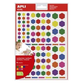 APLI 18768 Etiqueta Decorativa Engomada - 10 Unidades, Multicolor (Azul, Fucsia, Verde, Naranja, Púrpura, Rojo, Amarillo) Precio: 8.88999947. SKU: B1C8KSE9ME